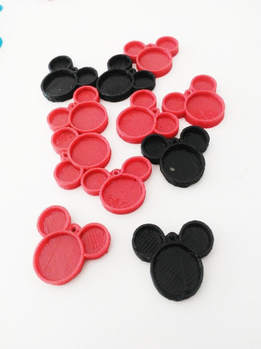 20 Dijes Mickey Mouse Para Pulseras Aros Collar  