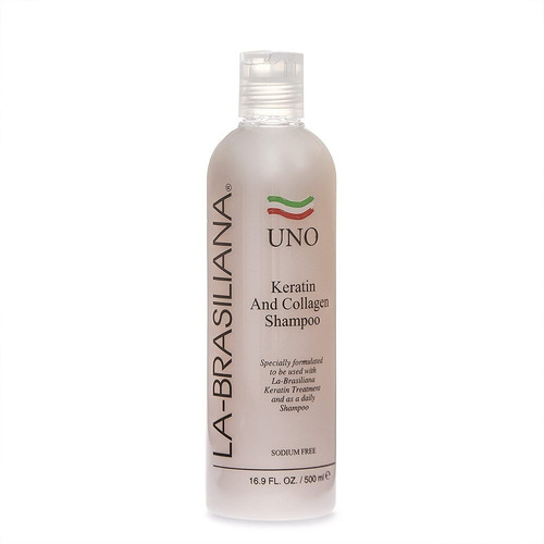 La-brasiliana Shampoo Uno De Queratina Y Colágeno - 500ml