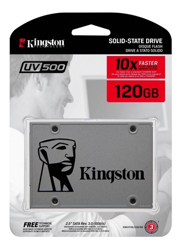 Kingston Disco Ssd 2.5 Uv500 120gb Sata Iii Ppct