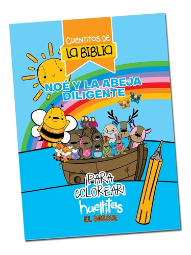 Revista Para Niños Noé Y La Abeja Diligente Para Colorear