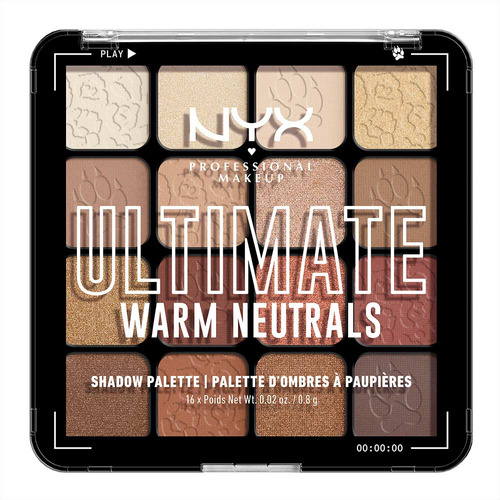 Paleta De Sombras Ultimate Shadow Palette Warm Neutrals Nyx