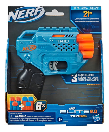 Lanzador de dardos Hasbro Nerf Elite 2.0 Trio Td-3 E9957