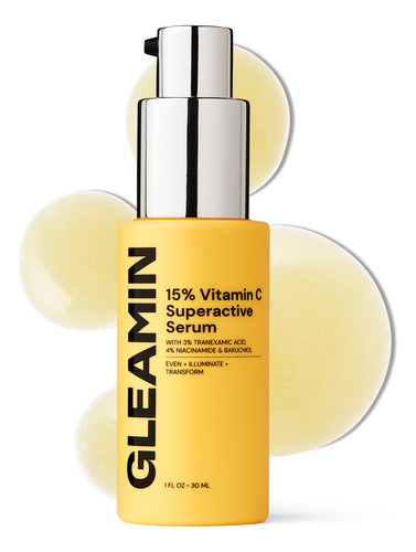 Sérum Gleamin 15% De Vitamina C Con 3% De Ácido Tranexámico,