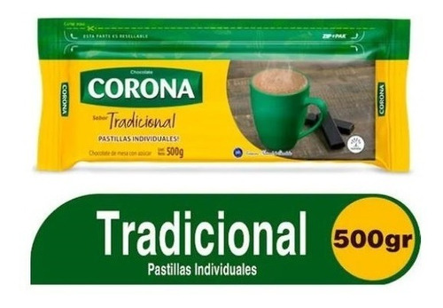 Corona Chocolate Tradicional  500g Colombiano