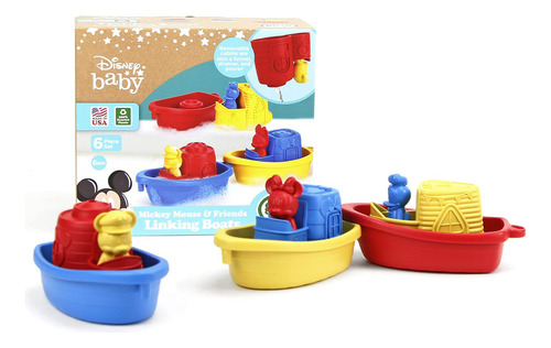 Green Toys Mickey Mouse Uniendo Barcos - Cb