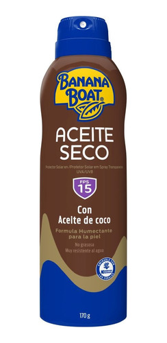 Banana Boat Aceite Seco Fps 15 - g a $221