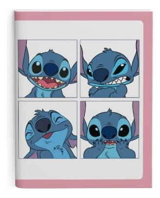 Cuaderno Mooving Stitch 16x21 Tapa Blanda Abrochado 48hj