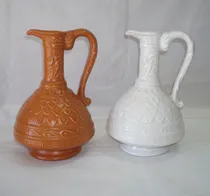 Comprar Juego De 2 Jarras Antiguas De Cerámica Para Vino