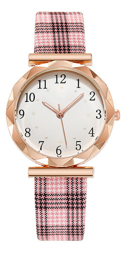 Reloj De Cuarzo B Para Mujer, Retro Y Luminoso, Con Correa A