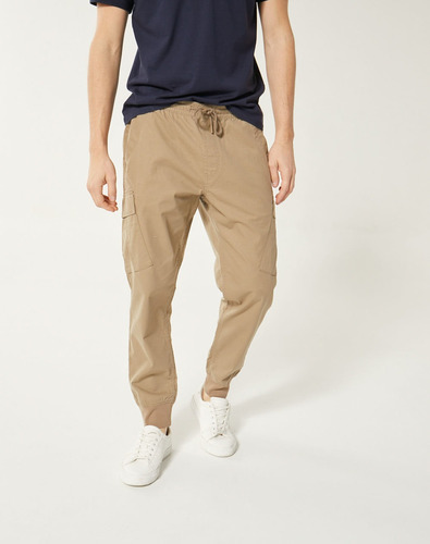 Pantalón Cargo Jogger Arno Tostado