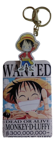 Porta Sube O Tarjetero Importado One Piece Monkey D Luffy