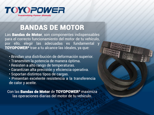 Banda Alternador Toyopower C200 L4 1.8l Turbo 2002 A 2004