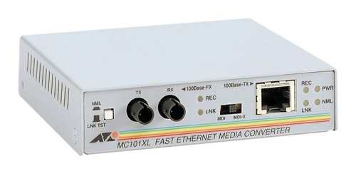 Convertidor De Ethernet A Fibra Óptica At-mc101xl-90 Allied 
