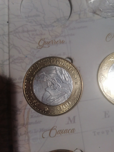 Monedas De 100 De 2 Fase De Los Estados De La República (Usado)