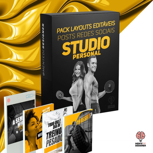 Pack - Posts Redes Sociais -  Personal Trainer (jpeg E Psd)