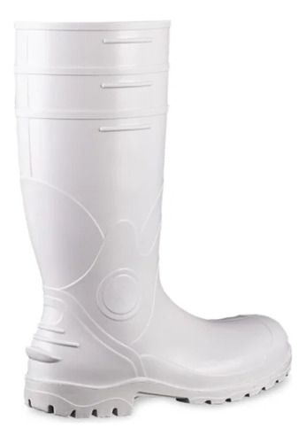 Bota Pvc Cano Longo Branca N.44 Bracol