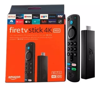 Amazon Fire Tv Stick 4k Hdr Max Wifi 6 Controle Alexa