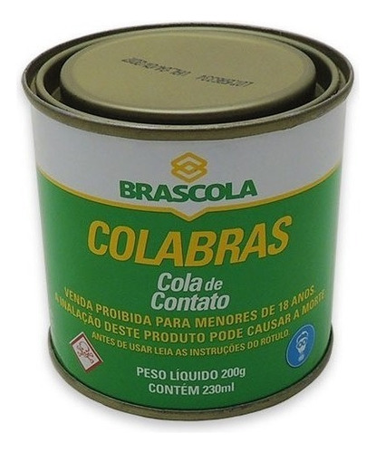 Adesivo Cola De Contato Colabras 200g Brascola