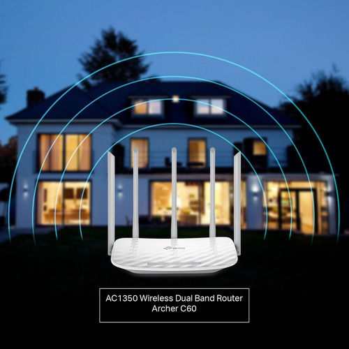 P Router Tp-link Archer C60 Wireless Dual Band Ac1350