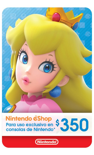 Tarjeta  Nintendo Eshop - 350 Mxn Código Digital