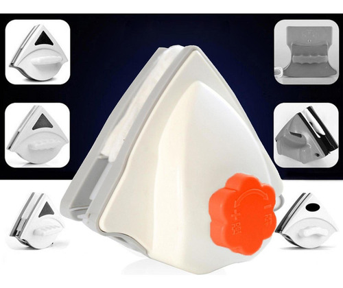 Limpiacristales Triangular Lavado Cristal Gris Naranja