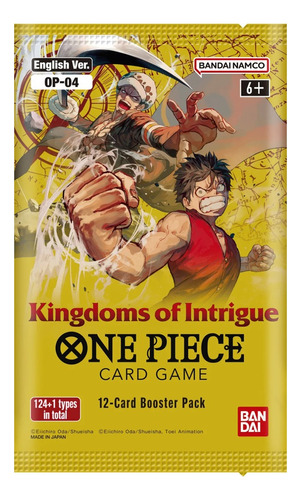 One Piece Cg Booster: Kingdoms Of Intrigue -12 Cartas Inglés