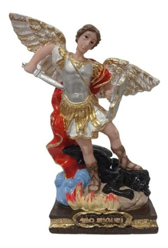 Imagem 3 Anjo Da Guarda Resina Arcanjo São Miguel Gabriel 1
