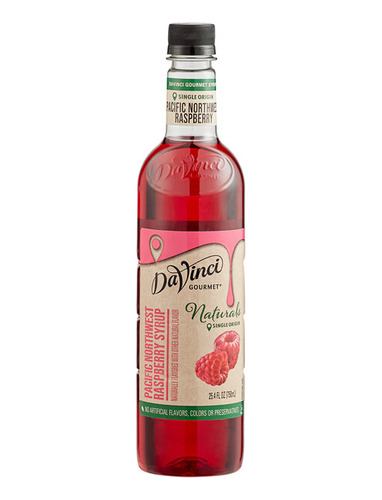 Jarabe Da Vinci Gourmet 750ml Naturals Frambuesa 