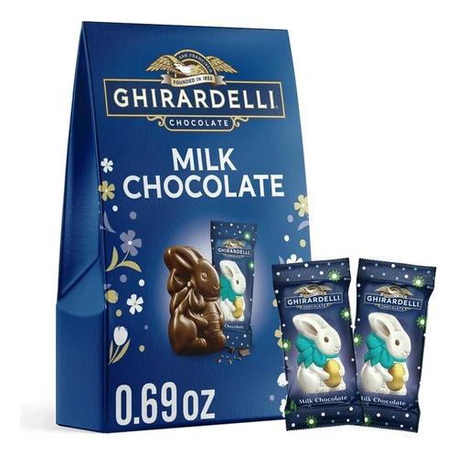 Ghirardelli Bunnies Milk Chocolate Edicion Pascua 19.8g Amer