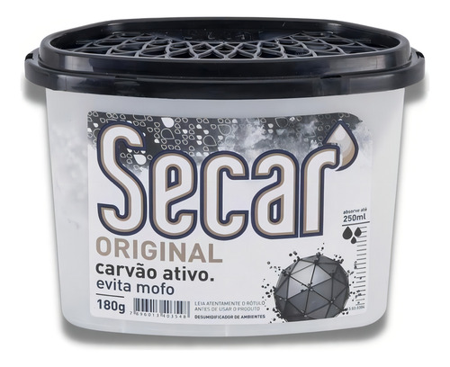 Anti Mofo Secar 180g Desumidificador Fragrâncias