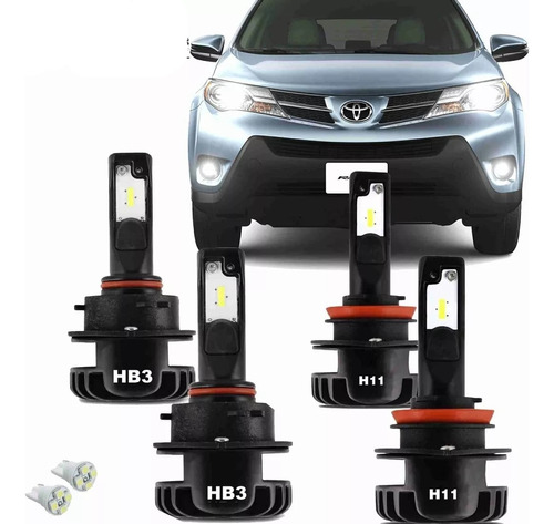 Lampada Super Led Plus Rav4 2013 2014 Farol Tipo Projetor