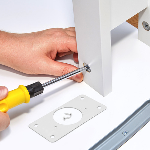 10 Piezas De Reparación De Bisagras Para Puertas De Armarios