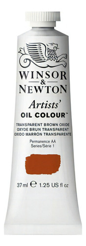 Tinta a óleo Winsor & Newton Artist 37 ml S-1 cor para escolher a cor do óleo óxido marrom S-1 nº 648