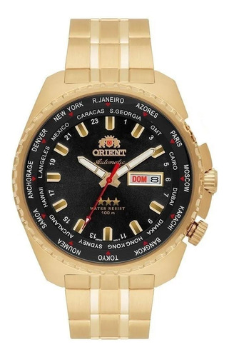Relógio Orient 469gp057f P1kx Automatic Hora Mundi 469gp057