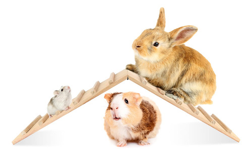 Yuepet Puente De Jaula De Madera Para Animales Pequenos, Ram