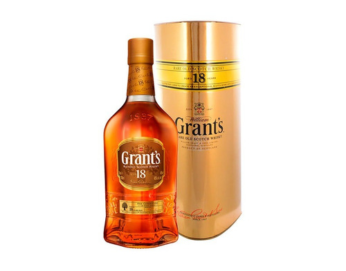 Imagen 6 de 10 de Whisky William Grants 18 Años 750ml En Estuche