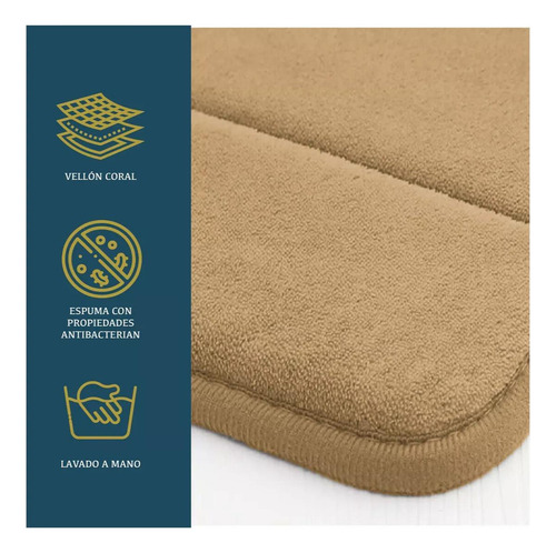 Tapete De Banheiro Decorativo Ultra Impermeável De 60x40cm