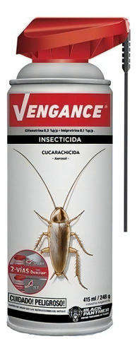 Insecticida Aerosol Vengance Elimina Cucarachas Profesional