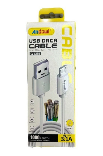 Cable Usb A Micro Andowl 3.1a Carga Rapida Q-sj1b