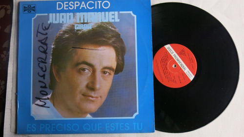 Vinyl Vinilo Lps Acetato Juan Manuel Giralt Despacito Balada