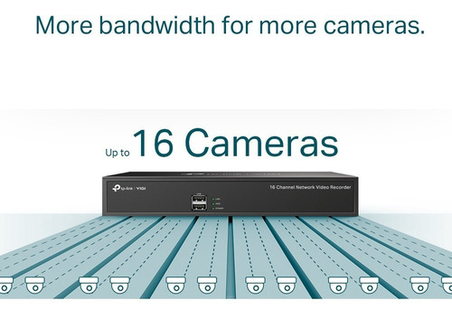 Imagen 5 de 5 de Nvr Tp Link Vigi Nvr1016h 16 Canales Ip Hasta 8mp Onvif