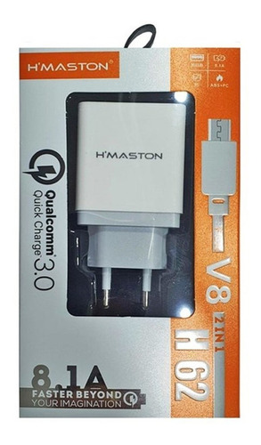 Carregador Turbo Celular V8 3xusb Quick 3.0 Hmaston H62-1