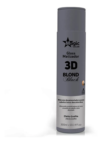 Magic Color Gloss Matizador 3d Blond Black 300ml