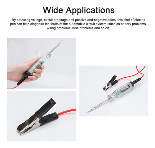 T Pluma De Prueba, Polos De Fusible De Batería, Voltaje Del