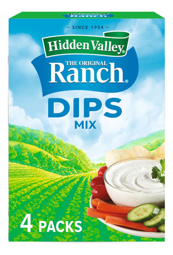 Hidden Valley Original Ranch Dips Mix, Sin Gluten, Keto-frie