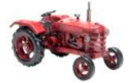 Chapa Coleccion Agro Tractor Miniatura Rojo