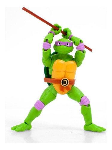 Figura Donatello Tortugas Ninja Articulada Bst Axn 5 In Tmnt