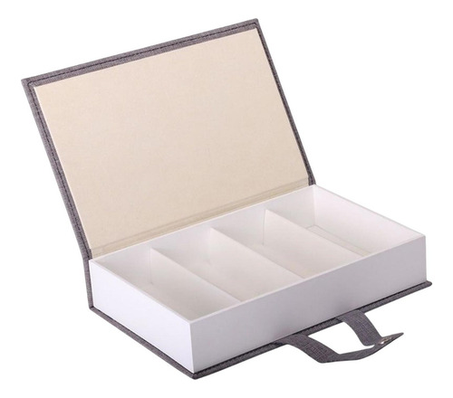 Organizador De Gafas De 4 Ranuras, Caja De Almacenamiento De