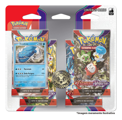 Blister Quadruplo Pokemon Ecarlate E Violeta Dondozo