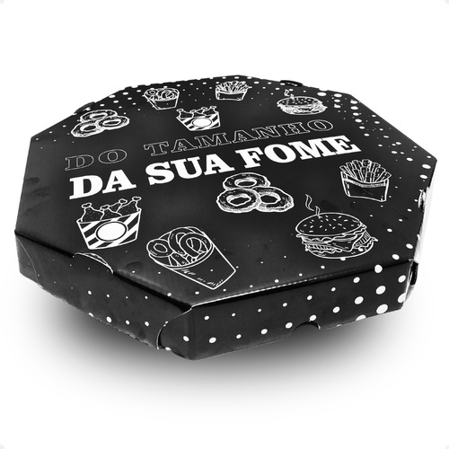 Embalagem Oitavada 35cm Lanches Batata Frita Porções 25 Unid